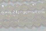 CAG6512 15.5 inches 8mm faceted round Brazilian white agate beads