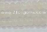 CAG6520 15.5 inches 4*6mm rondelle Brazilian white agate beads