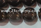 CAG6532 15.5 inches 18mm round Brazilian grey agate beads