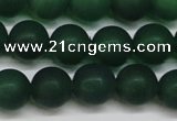 CAG6570 15.5 inches 10mm round matte green agate beads wholesale