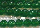 CAG6605 15.5 inches 8mm round green agate gemstone beads