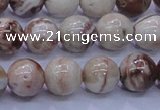 CAG6662 15.5 inches 8mm round Mexican crazy lace agate beads