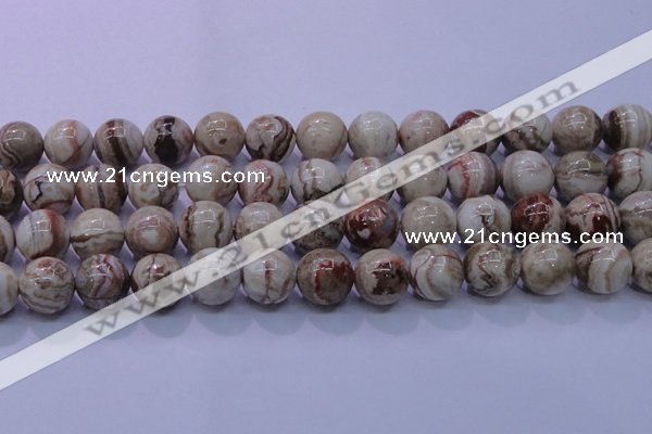 CAG6665 15.5 inches 14mm round Mexican crazy lace agate beads