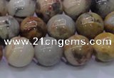 CAG6673 15.5 inches 10mm round natural crazy lace agate beads