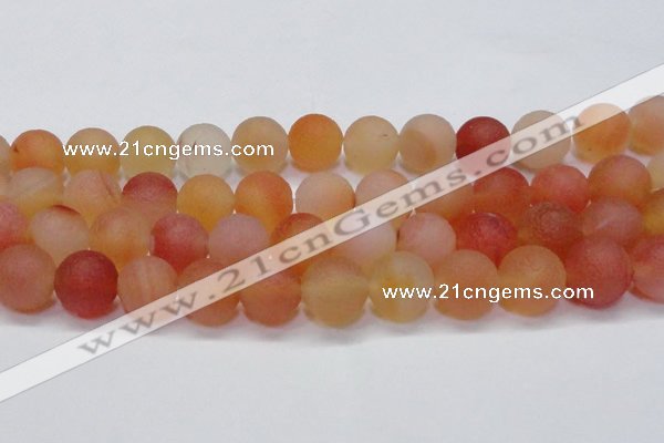 CAG6694 15 inches 16mm round multicolor pilates agate beads