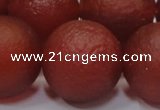 CAG6706 15 inches 20mm round red pilates agate beads