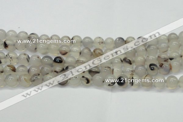 CAG6761 15 inches 8mm round Montana agate beads wholesale