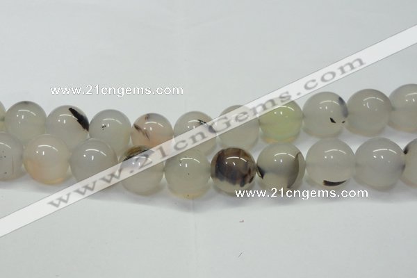 CAG6764 15 inches 14mm round Montana agate beads wholesale