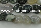 CAG6770 15.5 inches 12mm flat round Indian agate beads wholesale