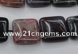 CAG6778 15.5 inches 12*12mm square Indian agate beads wholesale