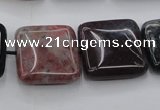 CAG6779 15.5 inches 14*14mm square Indian agate beads wholesale