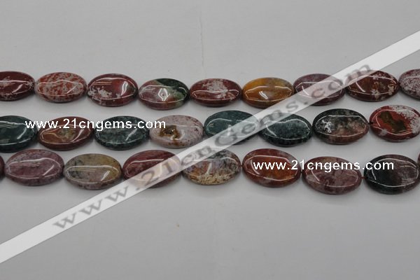 CAG6799 15.5 inches 18*25mm oval Indian agate beads wholesale