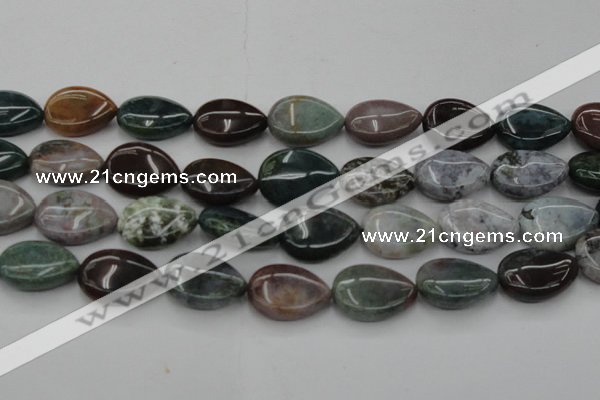 CAG6805 15.5 inches 18*25mm flat teardrop Indian agate beads