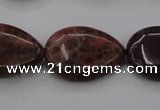 CAG6807 15.5 inches 18*25mm flat teardrop Indian agate beads