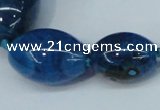 CAG6864 15.5 inches 10*14mm - 20*30mm rice dragon veins agate beads