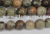 CAG7002 15.5 inches 8mm round ocean agate gemstone beads