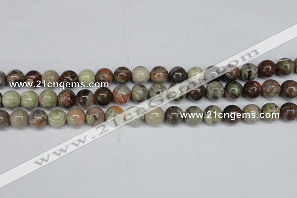 CAG7003 15.5 inches 10mm round ocean agate gemstone beads