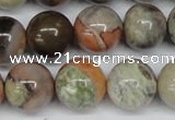 CAG7005 15.5 inches 14mm round ocean agate gemstone beads