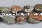 CAG7020 15.5 inches 10*12mm - 12*14mm nuggets ocean agate beads