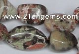 CAG7021 15.5 inches 13*18mm - 15*20mm nuggets ocean agate beads