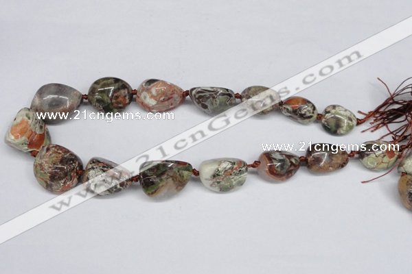 CAG7022 15.5 inches 18*25mm - 22*35mm nuggets ocean agate beads