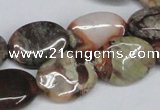 CAG7038 15.5 inches 13*18mm oval ocean agate gemstone beads