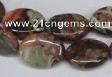 CAG7039 15.5 inches 15*20mm oval ocean agate gemstone beads