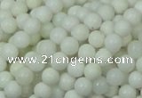 CAG705 15.5 inches 6mm round white agate gemstone beads wholesale