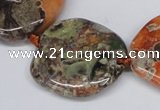 CAG7050 15.5 inches 15*20mm - 30*40mm freeform ocean agate beads