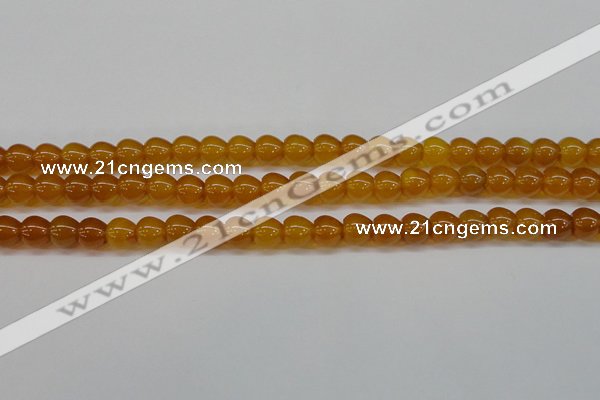 CAG7114 15.5 inches 9*10mm apple-shaped yellow agate gemstone beads