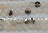 CAG7140 15.5 inches 4mm round Montana agate gemstone beads