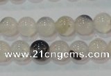 CAG7141 15.5 inches 6mm round Montana agate gemstone beads