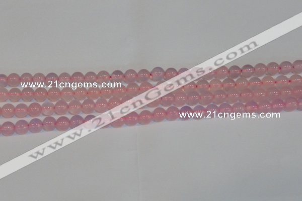 CAG7150 15.5 inches 6mm round pink agate gemstone beads