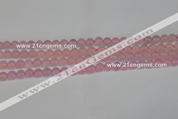 CAG7151 15.5 inches 8mm round pink agate gemstone beads