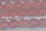 CAG7152 15.5 inches 10mm round pink agate gemstone beads