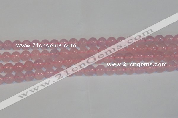 CAG7152 15.5 inches 10mm round pink agate gemstone beads