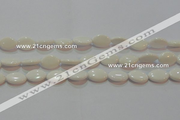 CAG7231 15.5 inches 15*20mm marquise white agate gemstone beads