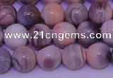 CAG7303 15.5 inches 10mm round red botswana agate gemstone beads