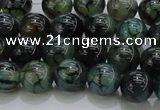 CAG7322 15.5 inches 8mm round dragon veins agate beads wholesale