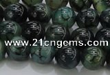 CAG7323 15.5 inches 10mm round dragon veins agate beads wholesale