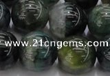 CAG7329 15.5 inches 20mm round dragon veins agate beads wholesale