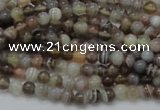 CAG734 15.5 inches 4mm round botswana agate beads wholesale