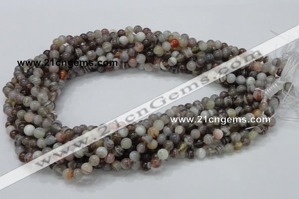 CAG735 15.5 inches 6mm round botswana agate beads wholesale