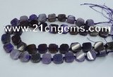 CAG7352 15.5 inches 14*15mm - 16*18mm octagonal dragon veins agate beads