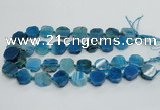 CAG7359 15.5 inches 18*20mm - 20*22mm octagonal dragon veins agate beads