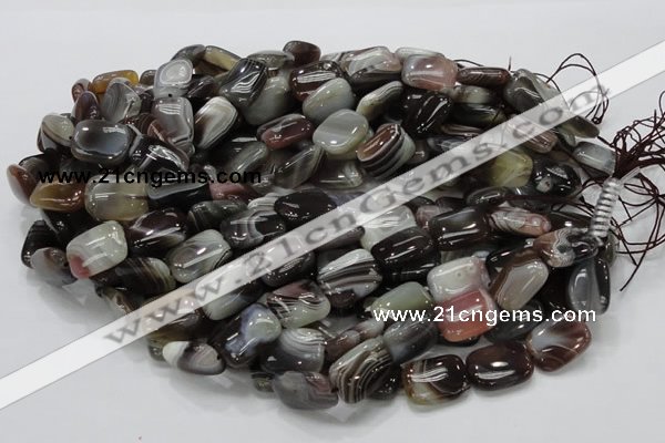 CAG738 15.5 inches 12*16mm rectangle botswana agate beads wholesale