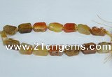 CAG7388 15.5 inches 15*20mm - 18*25mm freeform dragon veins agate beads