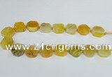 CAG7392 15.5 inches 22*25mm freeform dragon veins agate beads