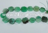 CAG7393 15.5 inches 22*25mm freeform dragon veins agate beads