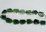 CAG7396 15.5 inches 18*25mm - 20*28mm freeform dragon veins agate beads